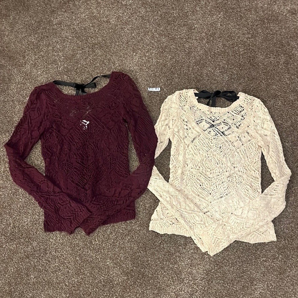 2/$30 (these two tops count as one item) 2 Dynamite sweaters, size xs